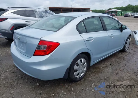 2012 Honda Civic Lx from USA, damaged, VIN 2HGFB2F50CH593119
